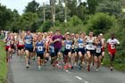 Start of the Morpeth 10k Road Race.